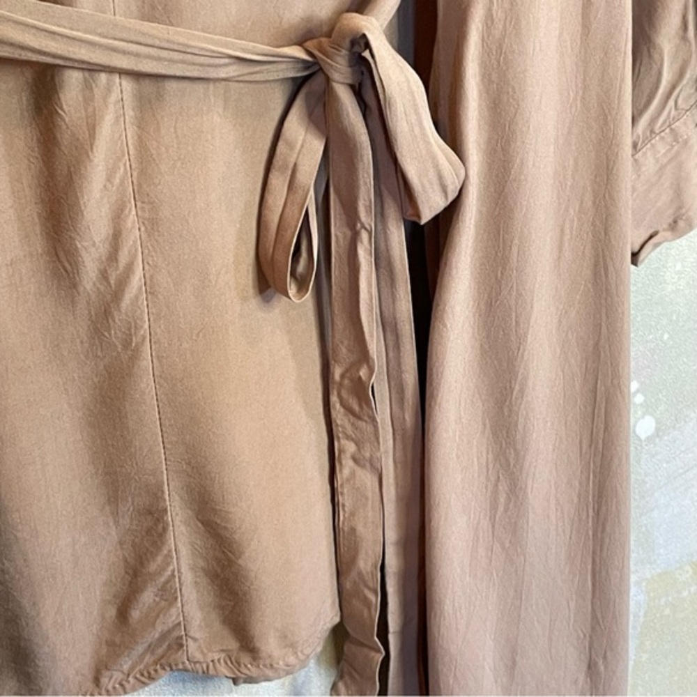 Umgee Brown High-Low Tunic Top - Picture 5 of 11